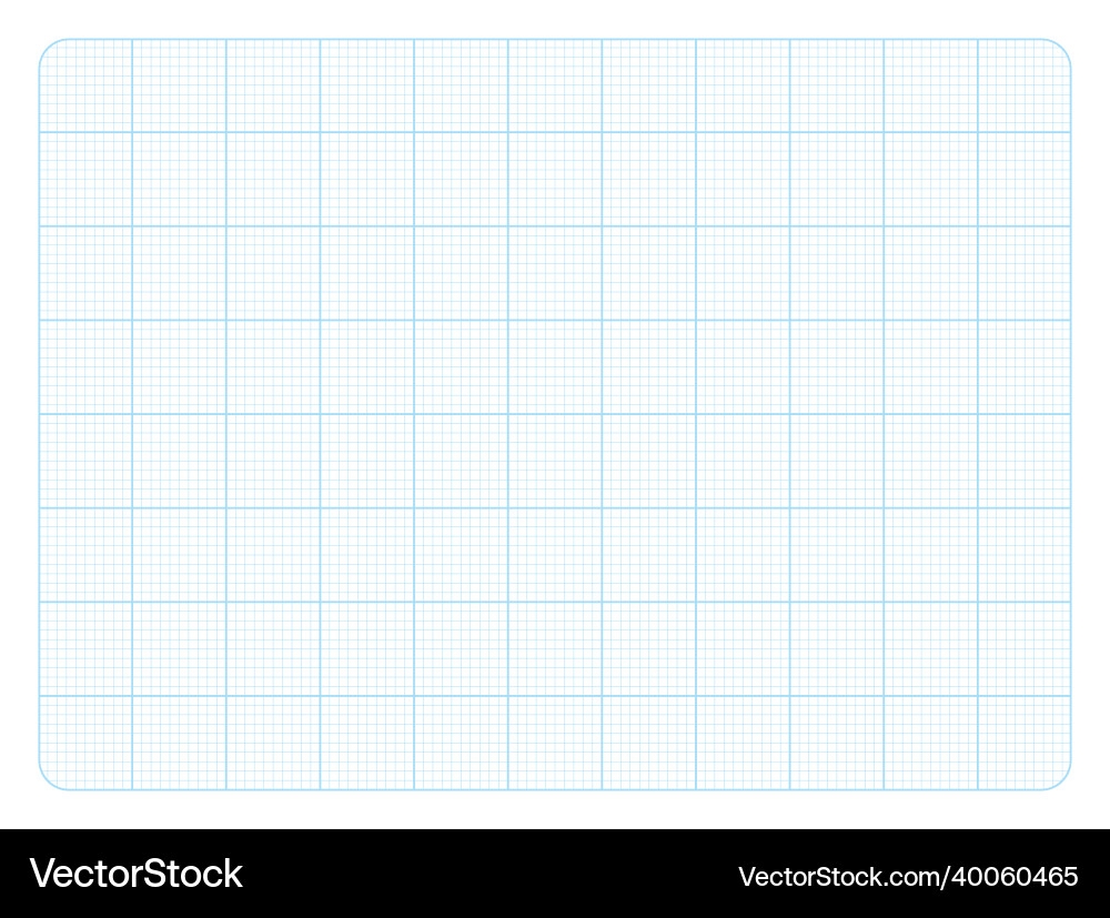 Inch Graph Paper Grid Royalty Free Vector Image
