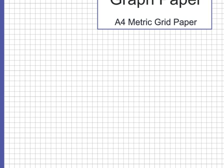 Independently Published 5mm Square Graph Paper A4 Metric Grid Paper 120 Sheets White Modern Style Letter Size Press Blue Jay 9798544063995 Amazon Books