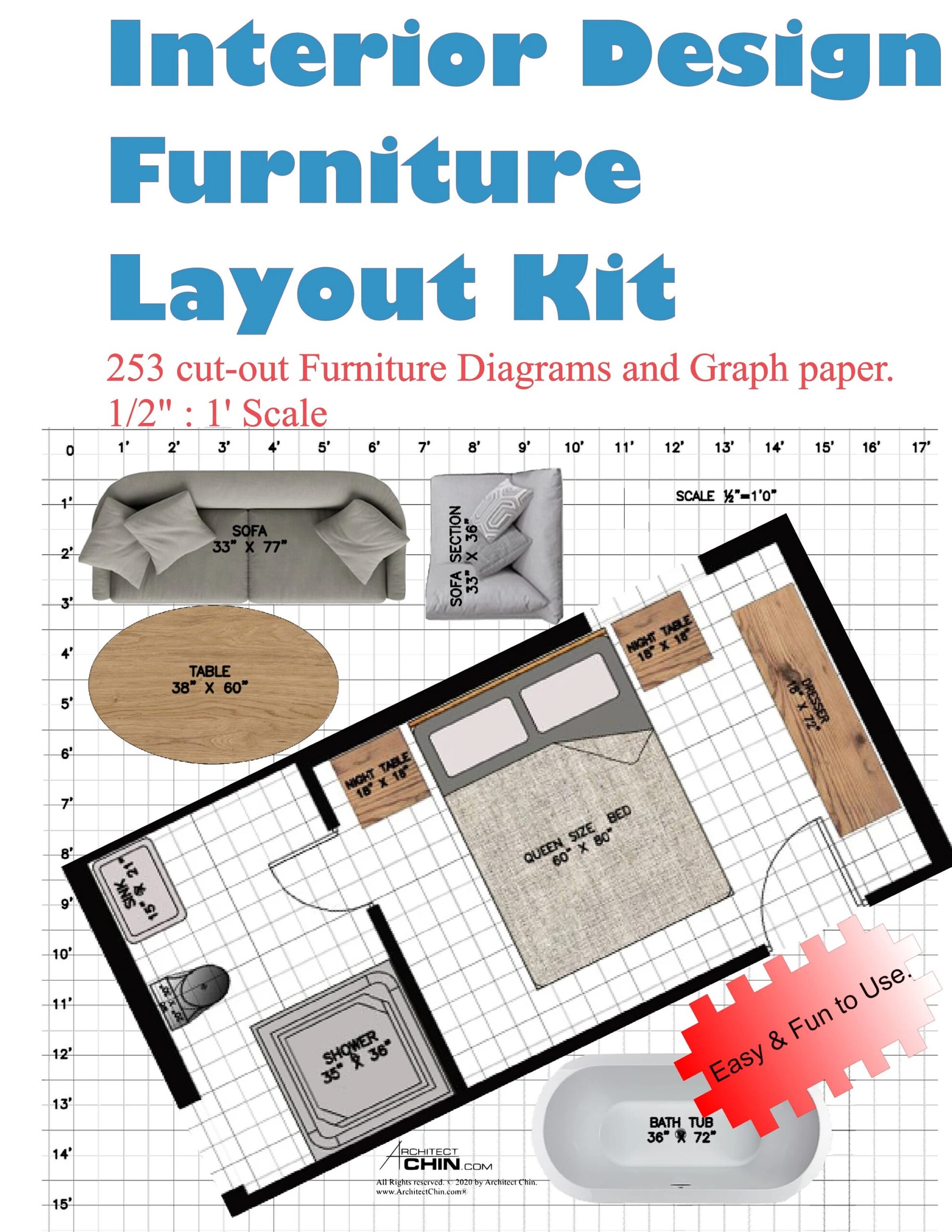 Interior Design Furniture Layout Kit Room Furniture Layout Modern Interior Design House Plan Modern House Plan House Design Template Etsy
