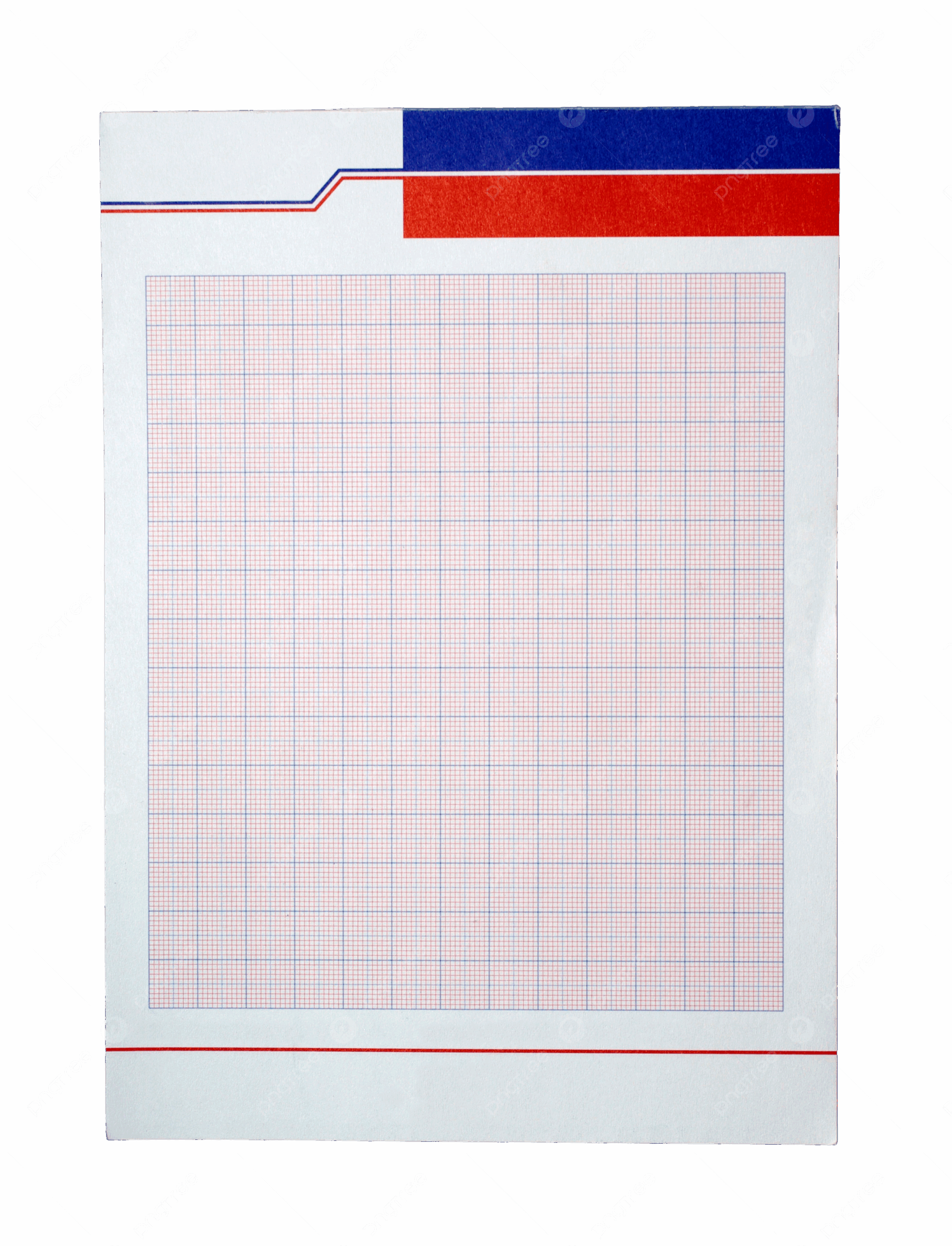 Red Color Graph Paper