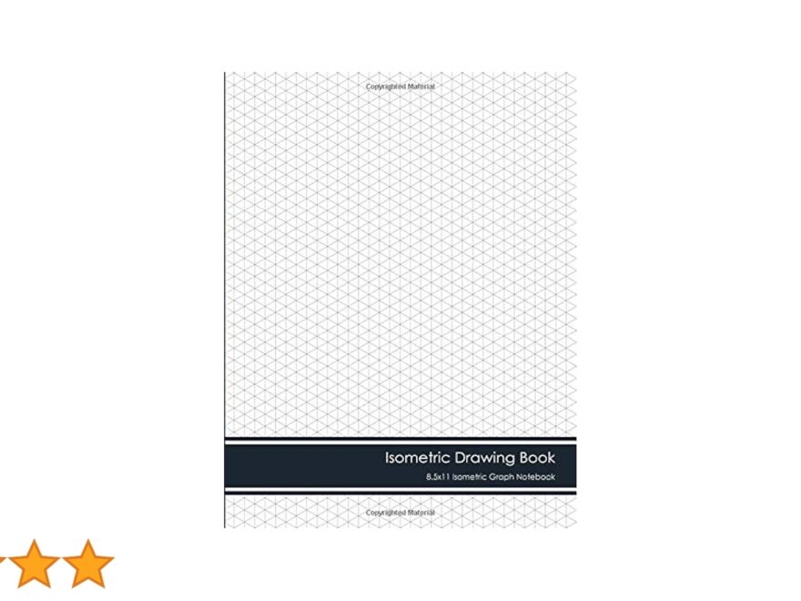 Isometric Drawing Book Iso Graph Paper Journal 8x11 Leon Michael 9781081233921 Amazon Books