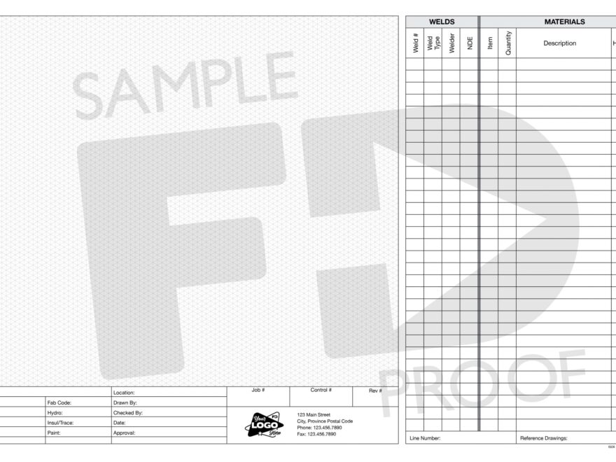 Isometric Pad ISO5 Customized For Your Business Forms Direct
