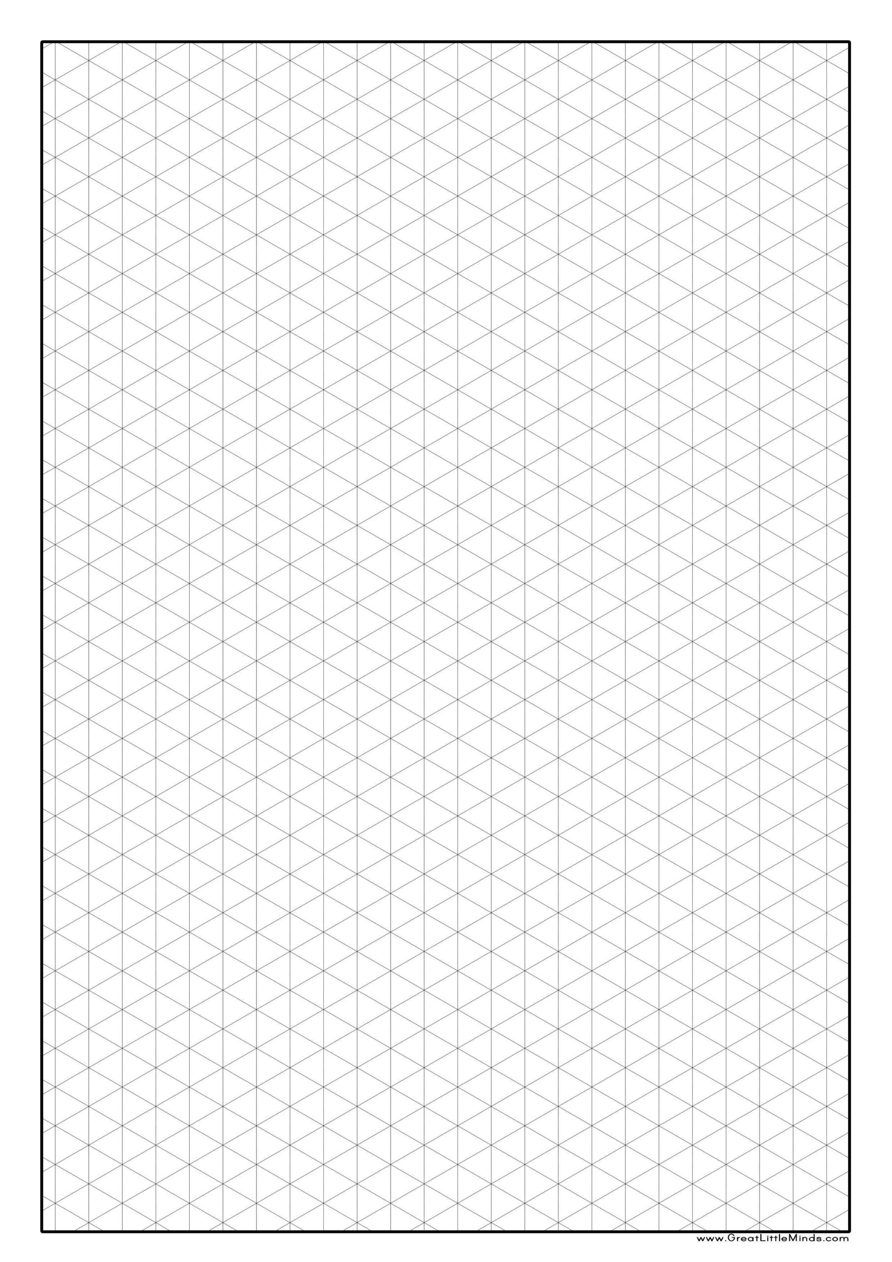 Graph Paper With Isometric With Material List Template