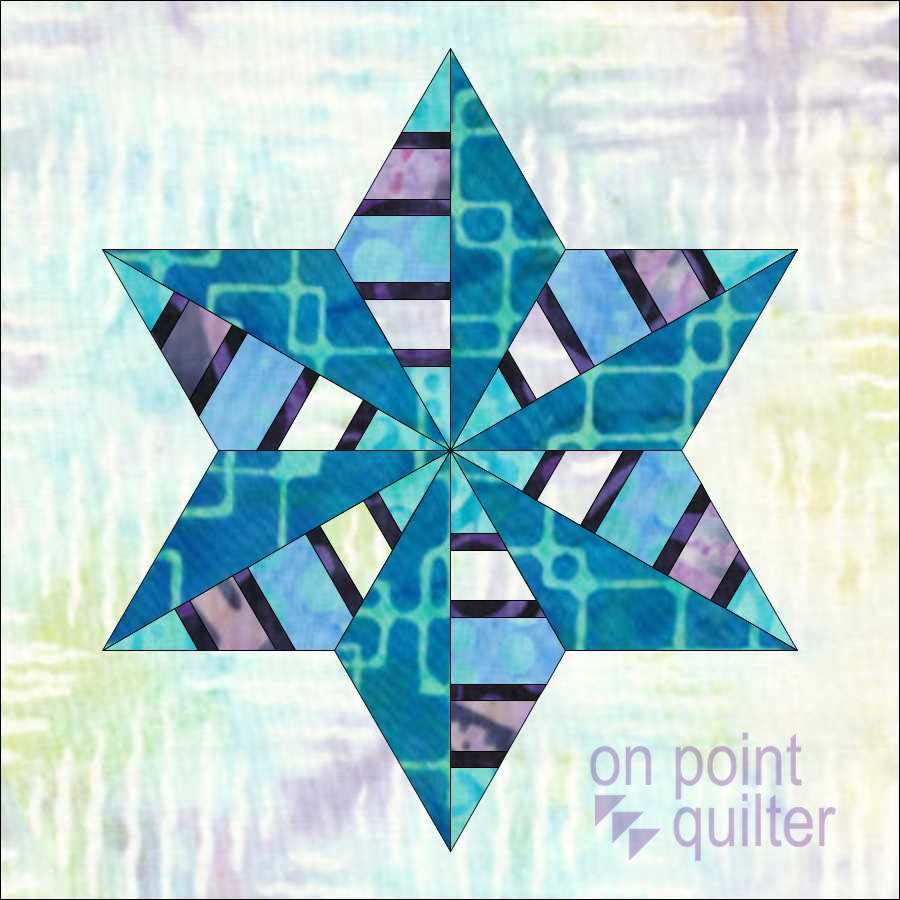 Graph Paper On Point For Quilting
