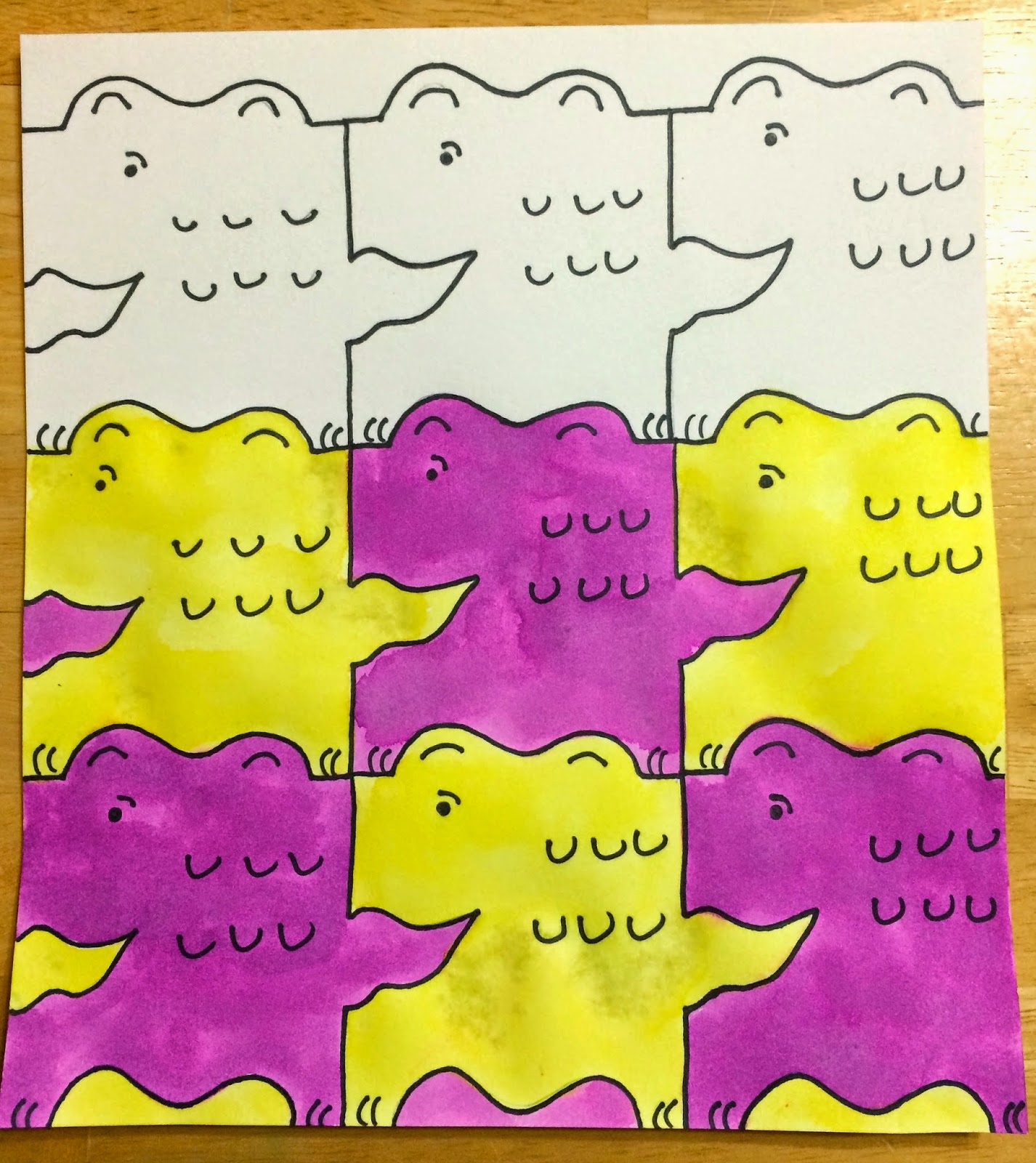 Graph Paper Art 3 Colors