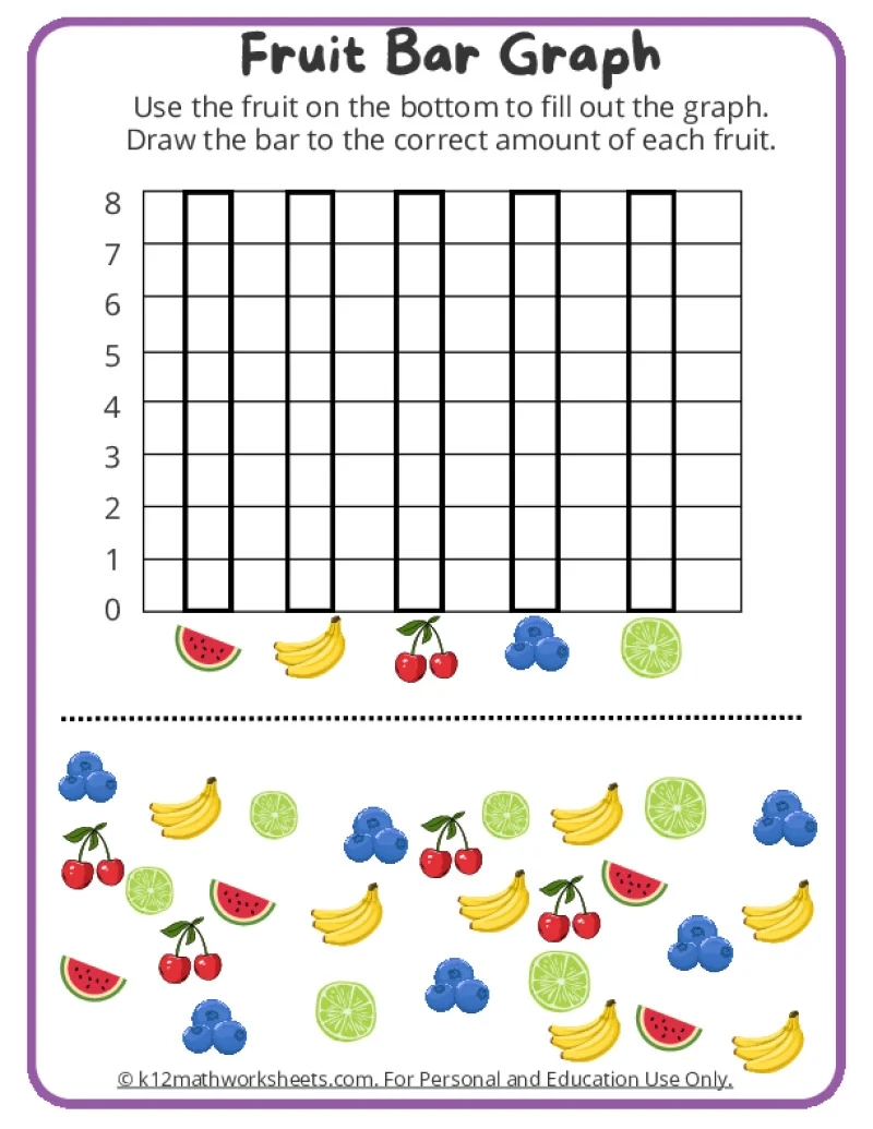 Bar Graph Worksheet Kindergarten
