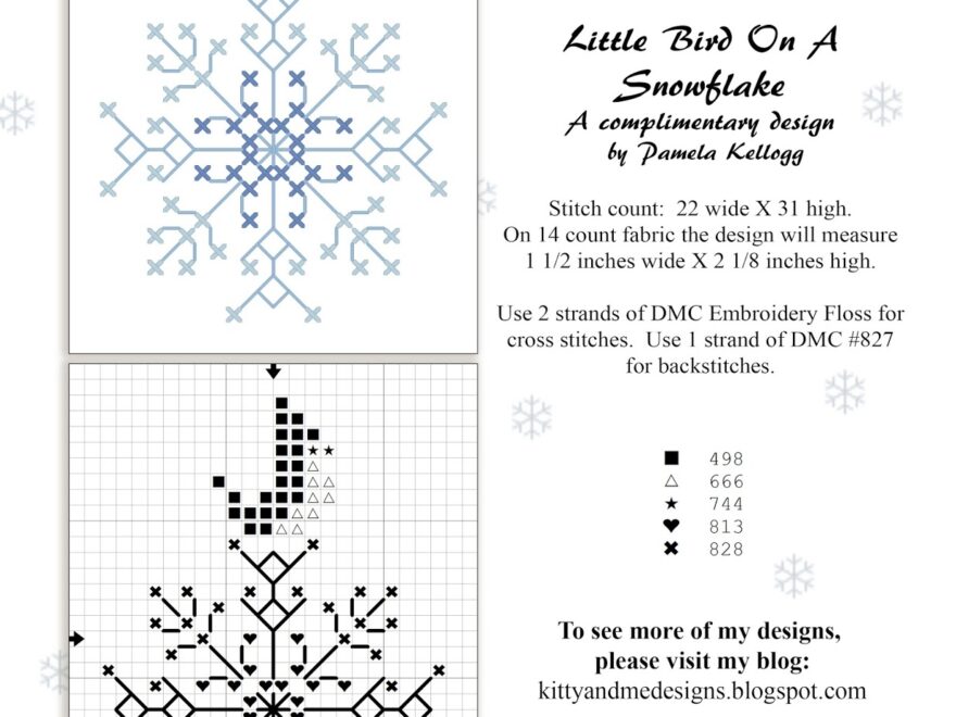Kitty And Me Designs Cross Stitch Freebie