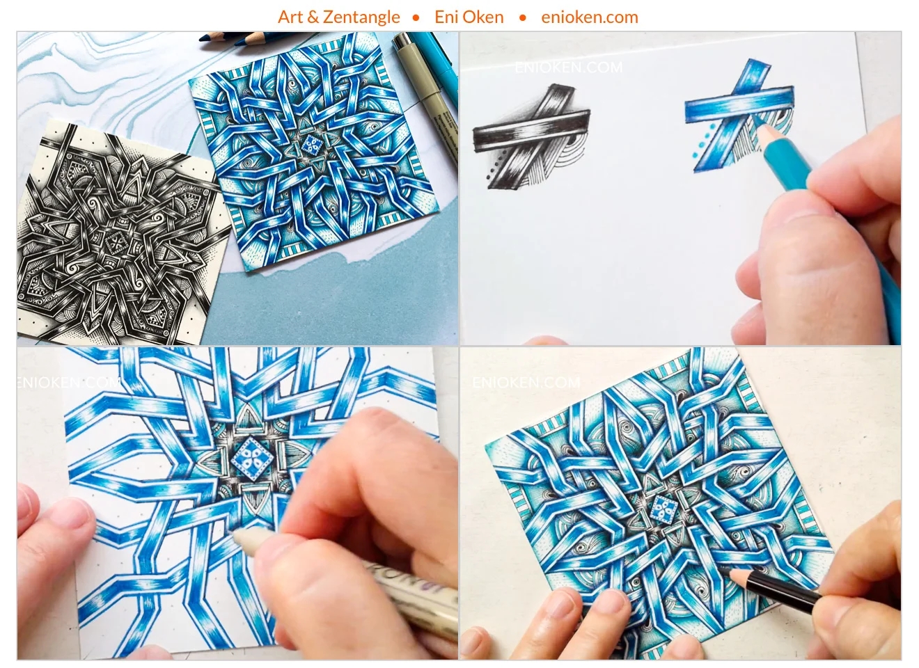 Knotted Star Medallions Video Eni Oken