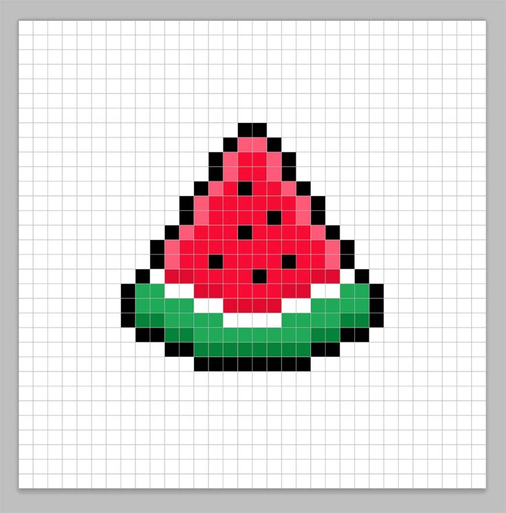 Kawaii Graph Paper Drawings