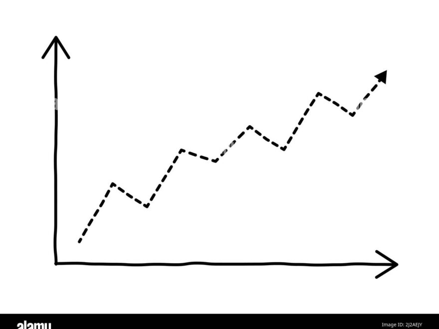 Line Chart Black And White Stock Photos Images Alamy