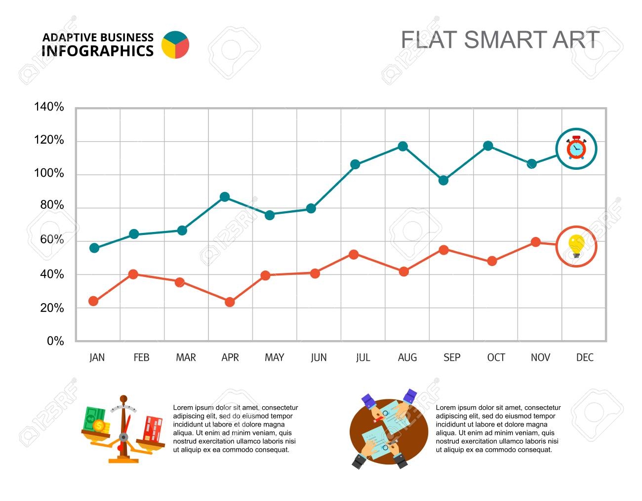 Line Graph Chart Templates Free