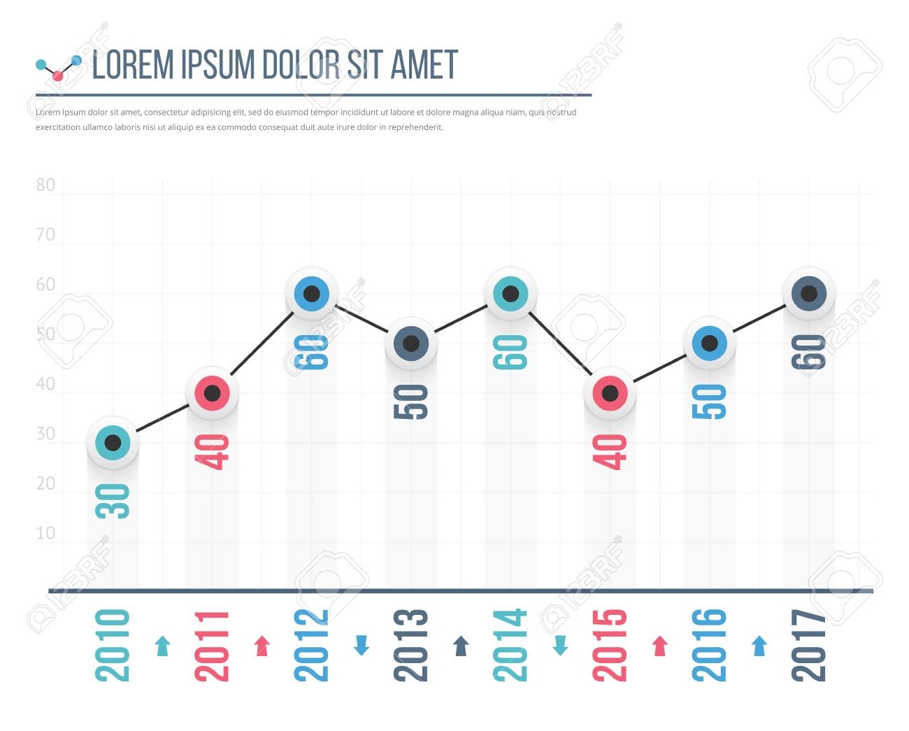 Line Graph Template Business Infographics Royalty Free SVG Cliparts Vectors And Stock Illustration Image 69327556 