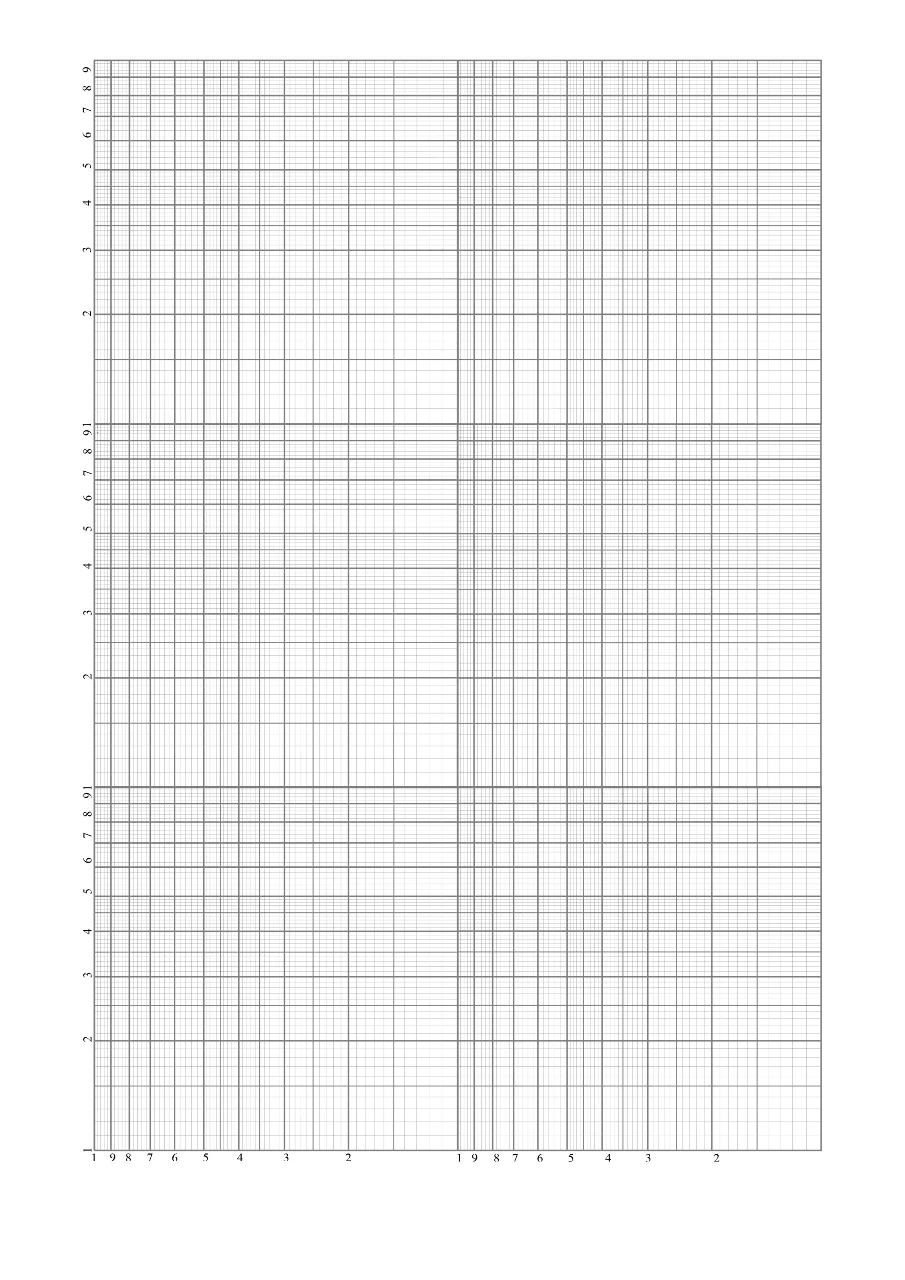 Log Graph Paper PDF Graph Paper Page