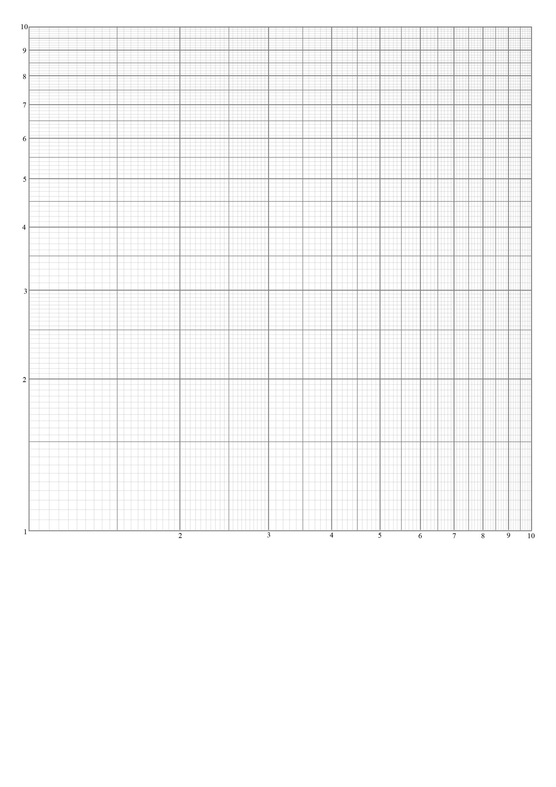 Log Graph Paper PDF Graph Paper Page