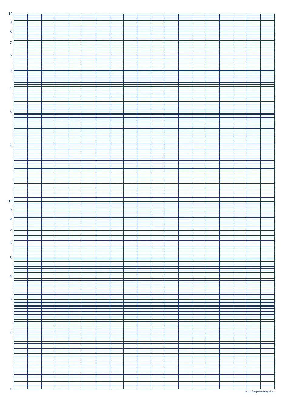 Logarithmic Graph Paper Blue Download Printable PDF Templateroller Logarithmic Graph Paper Blue Download Printable PDF Templateroller