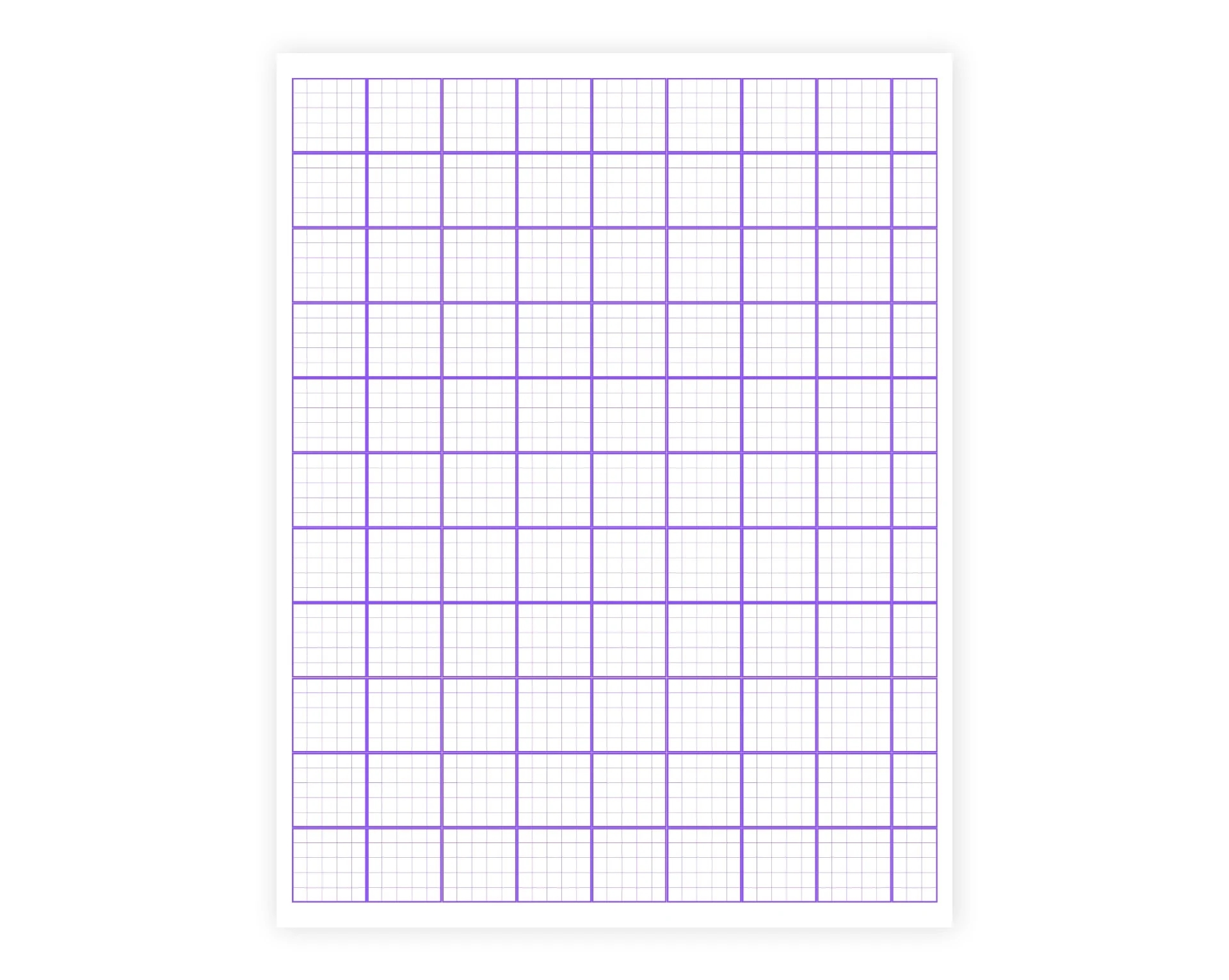 Graph Paper 25 Printable