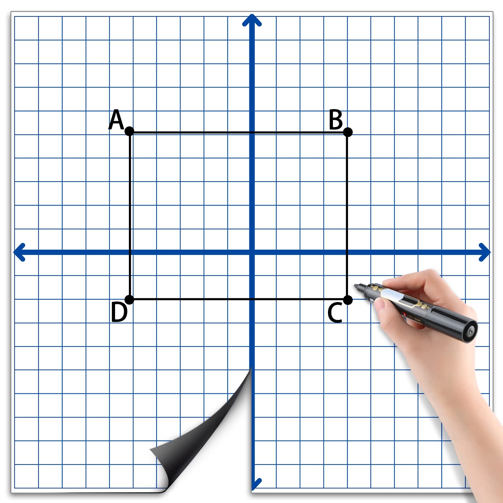 Magnetic Graph Paper Xy Coordinate Graph Paper Coordinate Plane Graph Paper Coordinate White Board Paper
