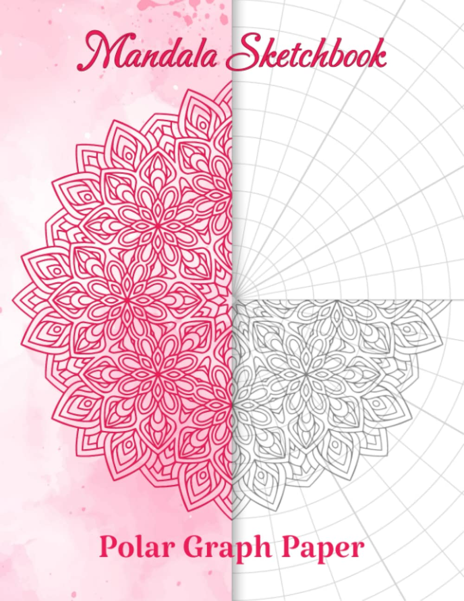Mandala Sketchbook Circular Grid Notebook With Polar Coordinate Graph Paper For EBay