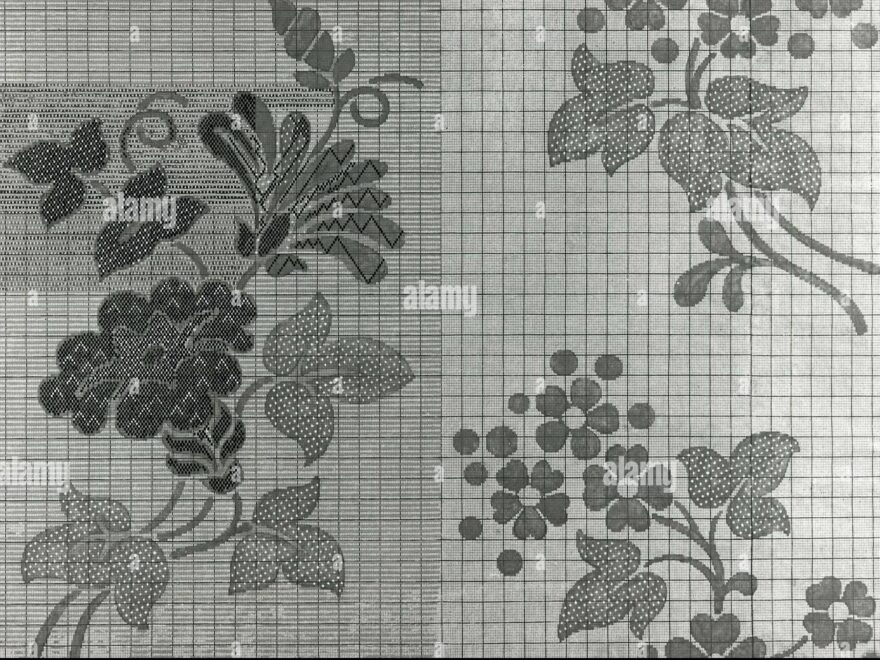 Manuscrit De Th orie No 3 1801 1900 Lyon Textile School Manuscript With 29 Loom Charts 76 Sample Swatches Showing Finished Designs From Charts And 32 Graphed Designs 220 Pages 5 Loose Graph Paper