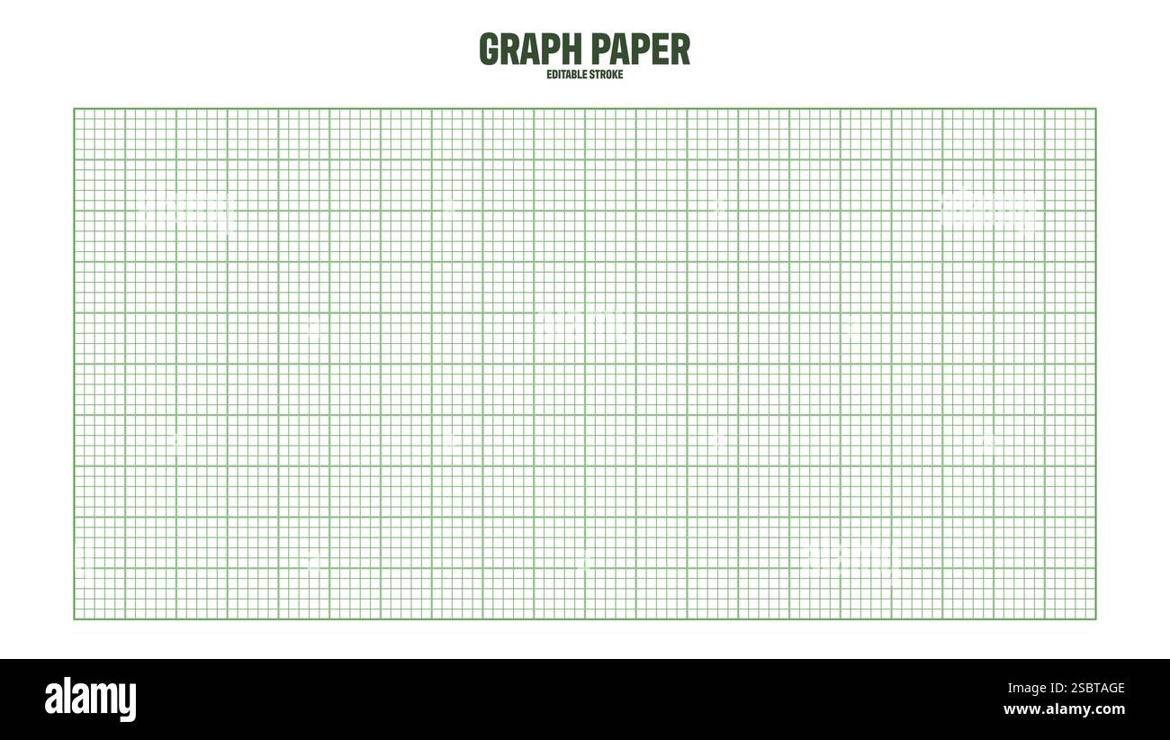 Polar Graph Sheet In Green Color