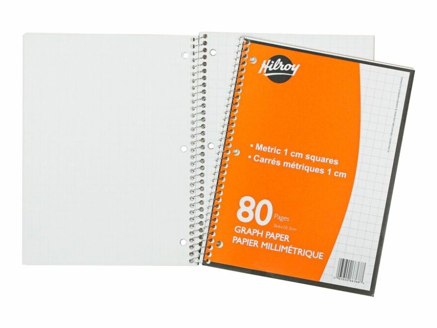 Metric Graph Paper Notebook