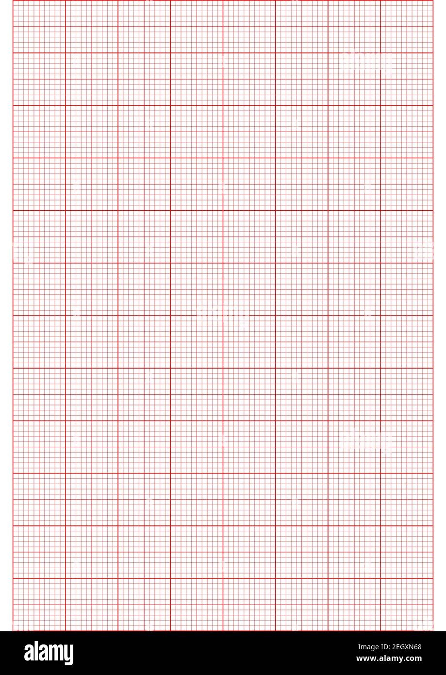 Printable Red Graph Paper A4