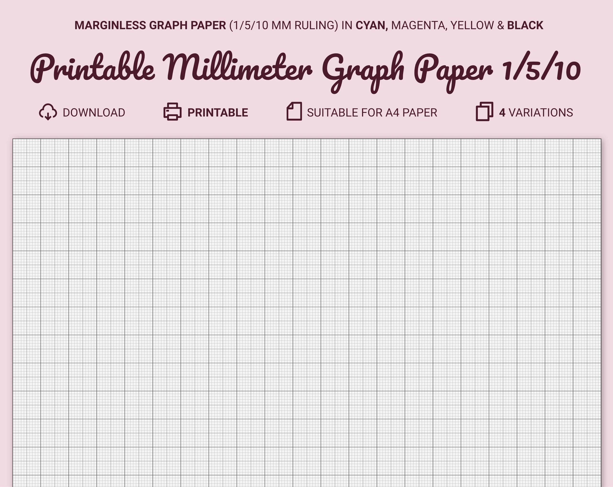 1 Mm Printable Graph Paper