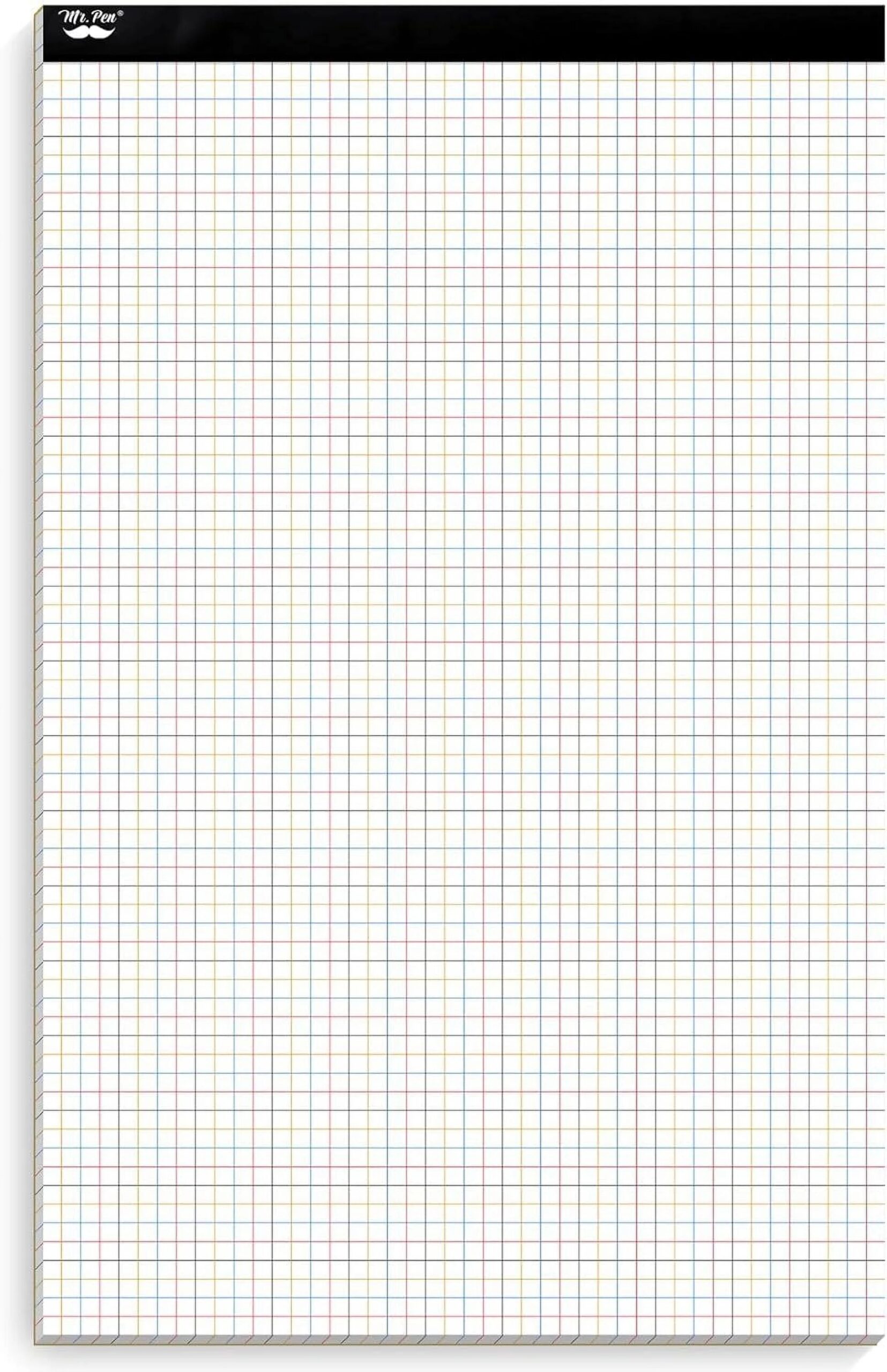 Mr Pen 4x4 17 x11 Graph Paper Colored Lined 22 Sheets Walmart