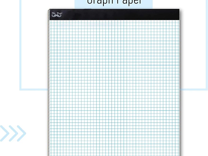 Mr Pen 4x4 Grid Graph Paper Notebook 8 5 x11 55 Sheets Writing Pad Walmart