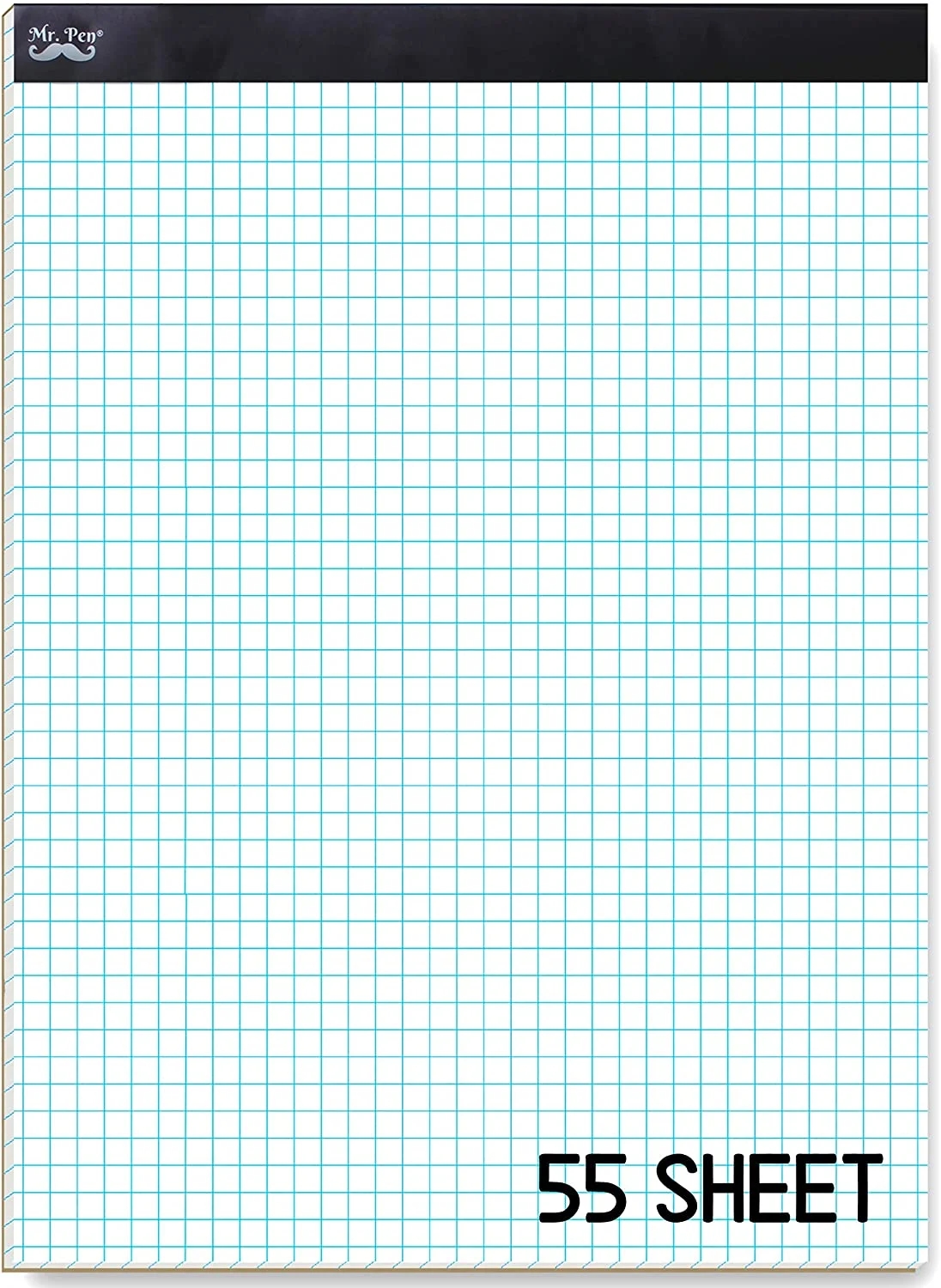 Mr Pen Graph Paper Pad 4x4 4 Squares inch 8 5 x11 55 Sheets 3 Hole Punched School Writing Supplies Walmart Business Supplies