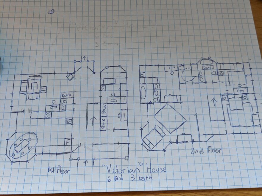 My Victorian House Plan R Sims4