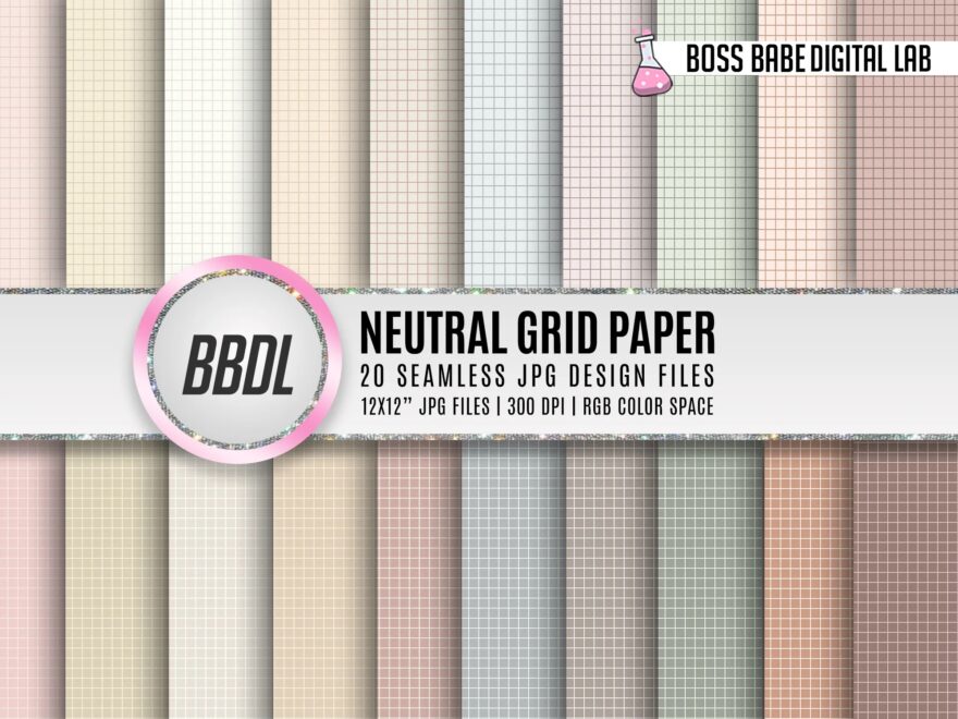 Neutral Digital Graph Paper Notebook Paper 12x12 Seamless Grid Seamless Grid Paper Seamless Textures Lined Paper Grid Paper Etsy