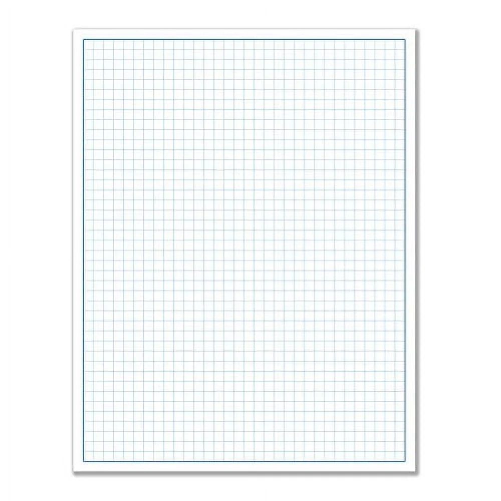 Next Day Labels Quadrille Grid Blueprint Graph Papers 8 1 2 in X 11 in 50 Sheets 5 Count Pack Walmart