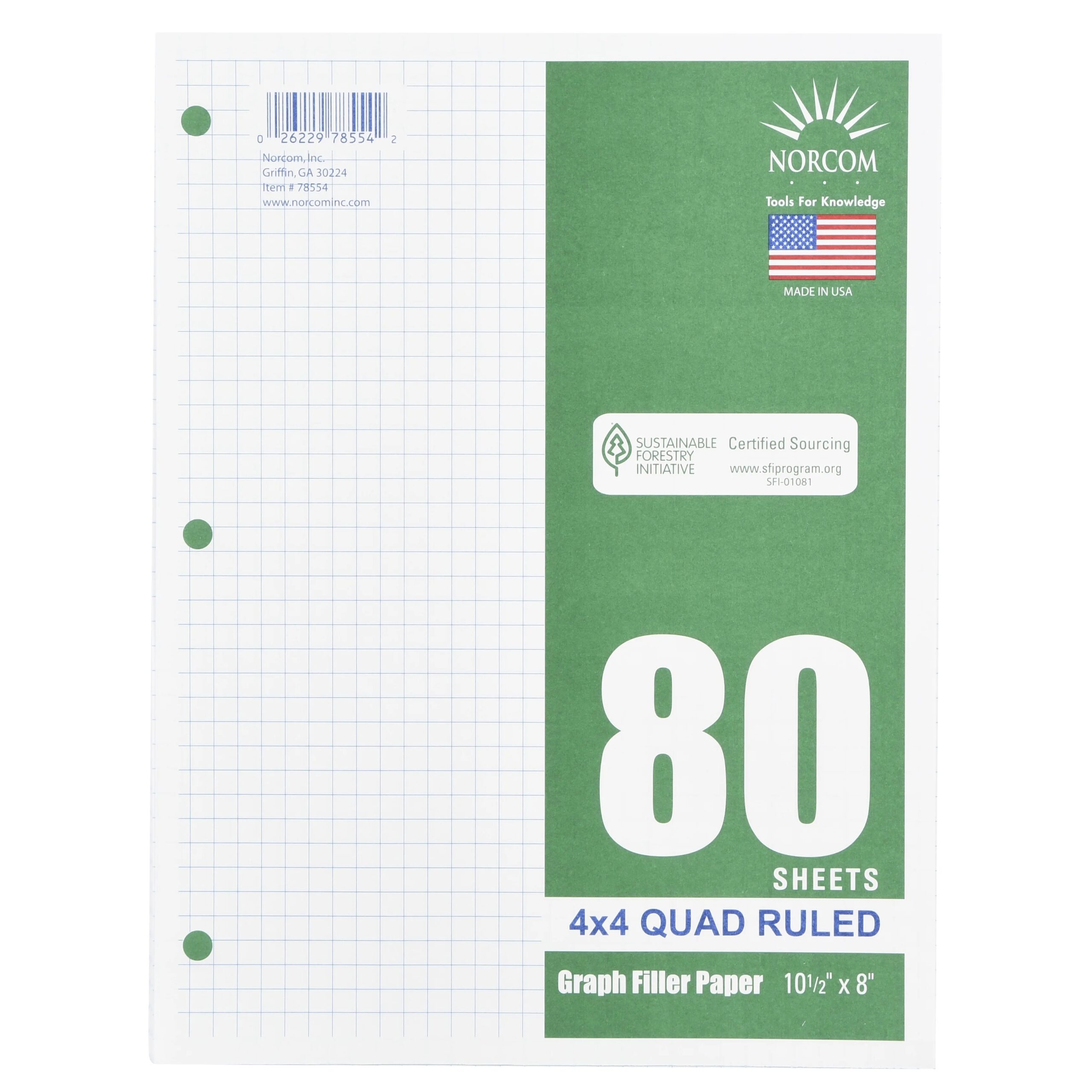 Norcom Filler Paper Graph Ruled 4x4 80 Pages 8 X 10 5 78554 Walmart Norcom Filler Paper Graph Ruled 4x4 80 Pages 8 X 10 5 78554 Walmart