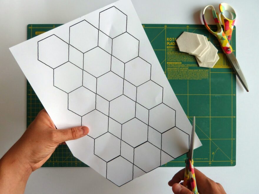 Nordic Craft Planning A Pattern My Hexagon Alphabet Quilt