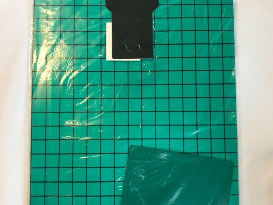 NOS 1980 s Vintage Green Grid Matching Card Craft Gift Wrap Paper EBay