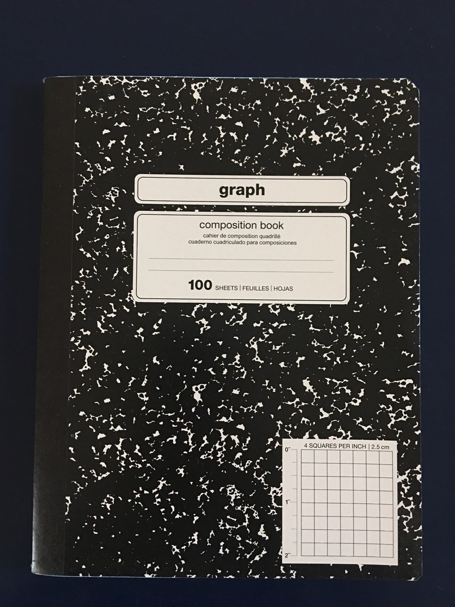 Office Depot Graph Ruled Composition Book 100 Sheets 9 75 X 7 25 Inch Flawed EBay