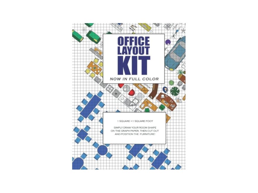 Office Layout Kit Interior Design Graph Paper In Full Color The Perfect Furniture Lay Out Planner For Offices Plan Your Interior Designs Using And Office Furniture To Cut Out And