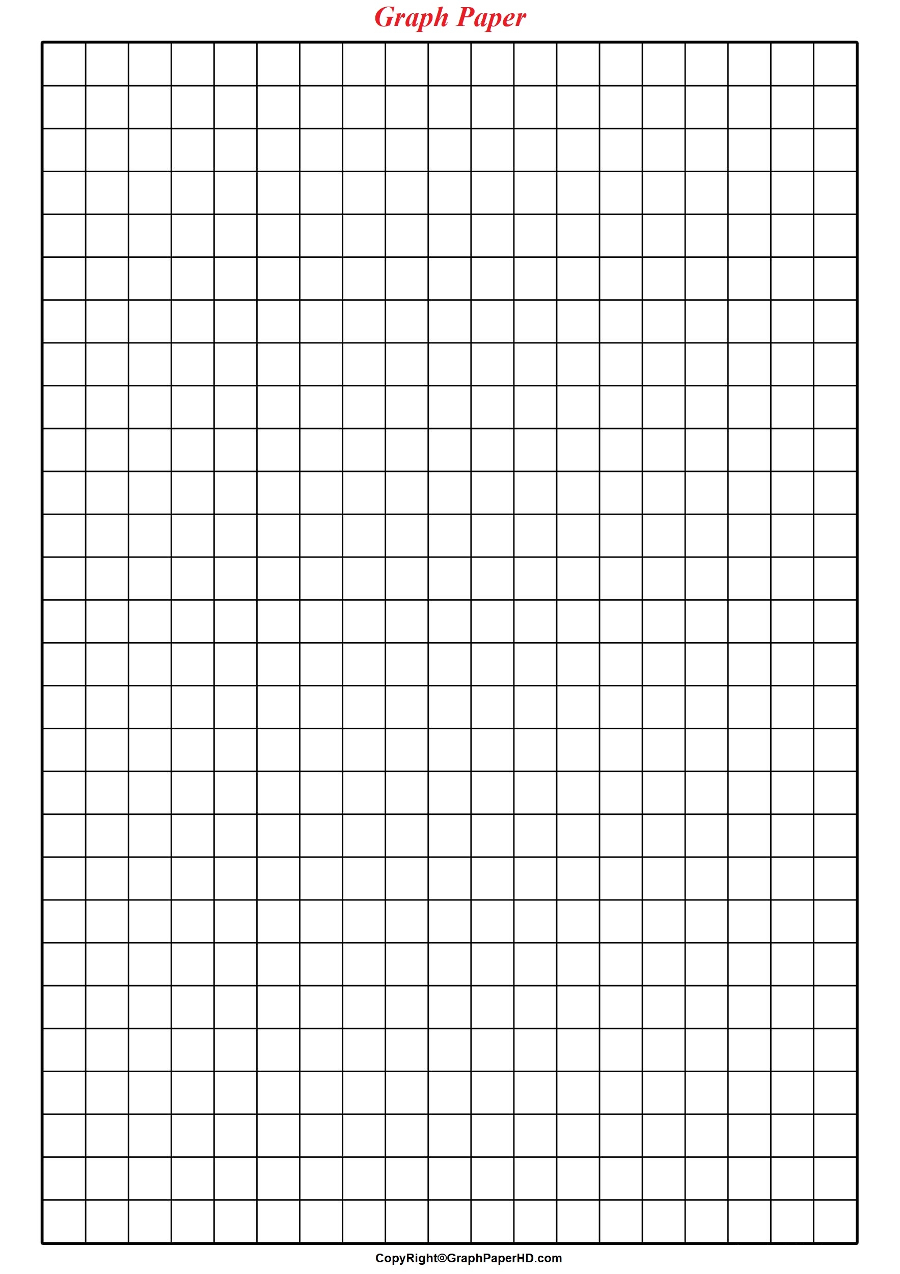 Online Printable Free Blank Graph Paper Template Word PDF 