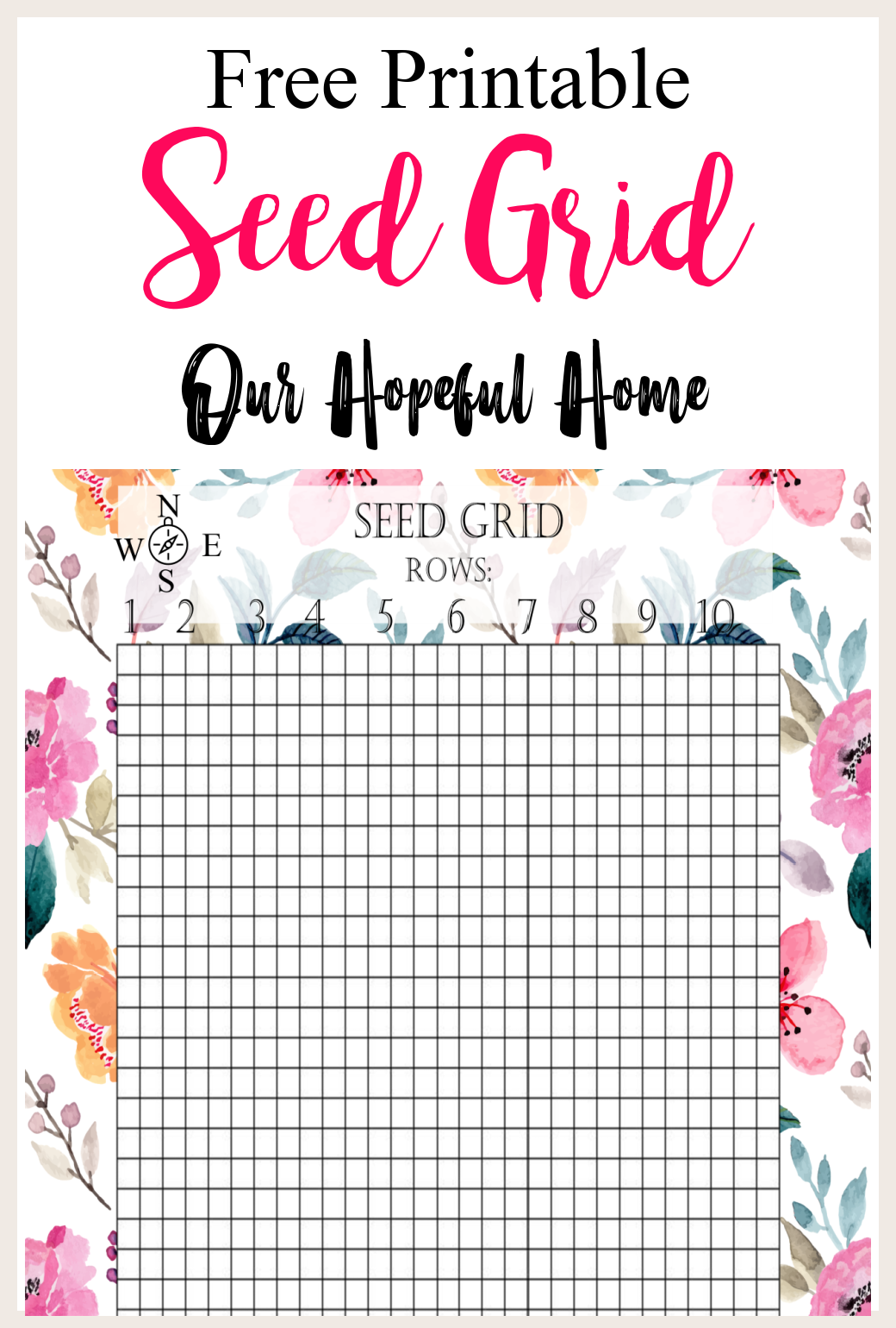 Garden Graph Paper Printable