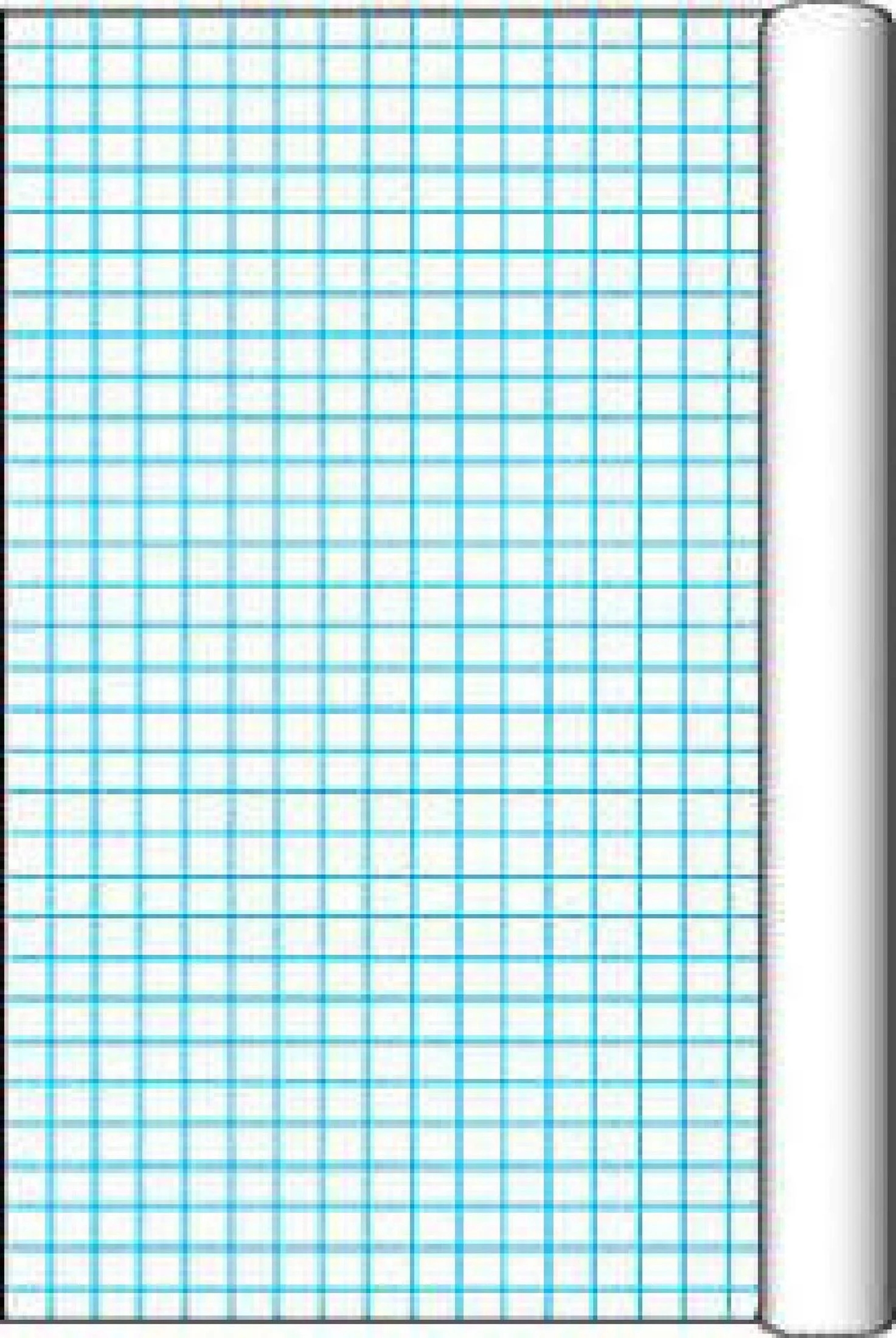 Pacon Grid Paper Roll White 1 Quadrille Ruled 34 X 200 1 Roll Walmart