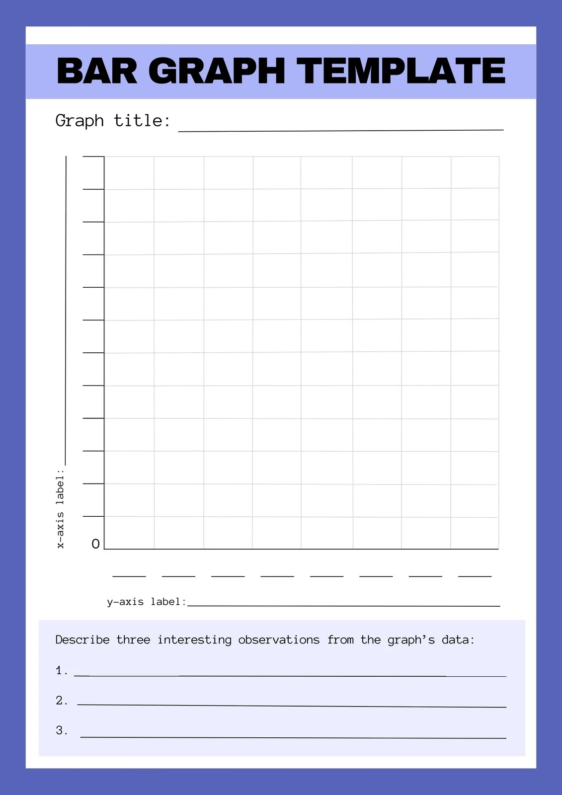 Blank Bar Graphs To Fill In Blank Bar Graphs To Fill In