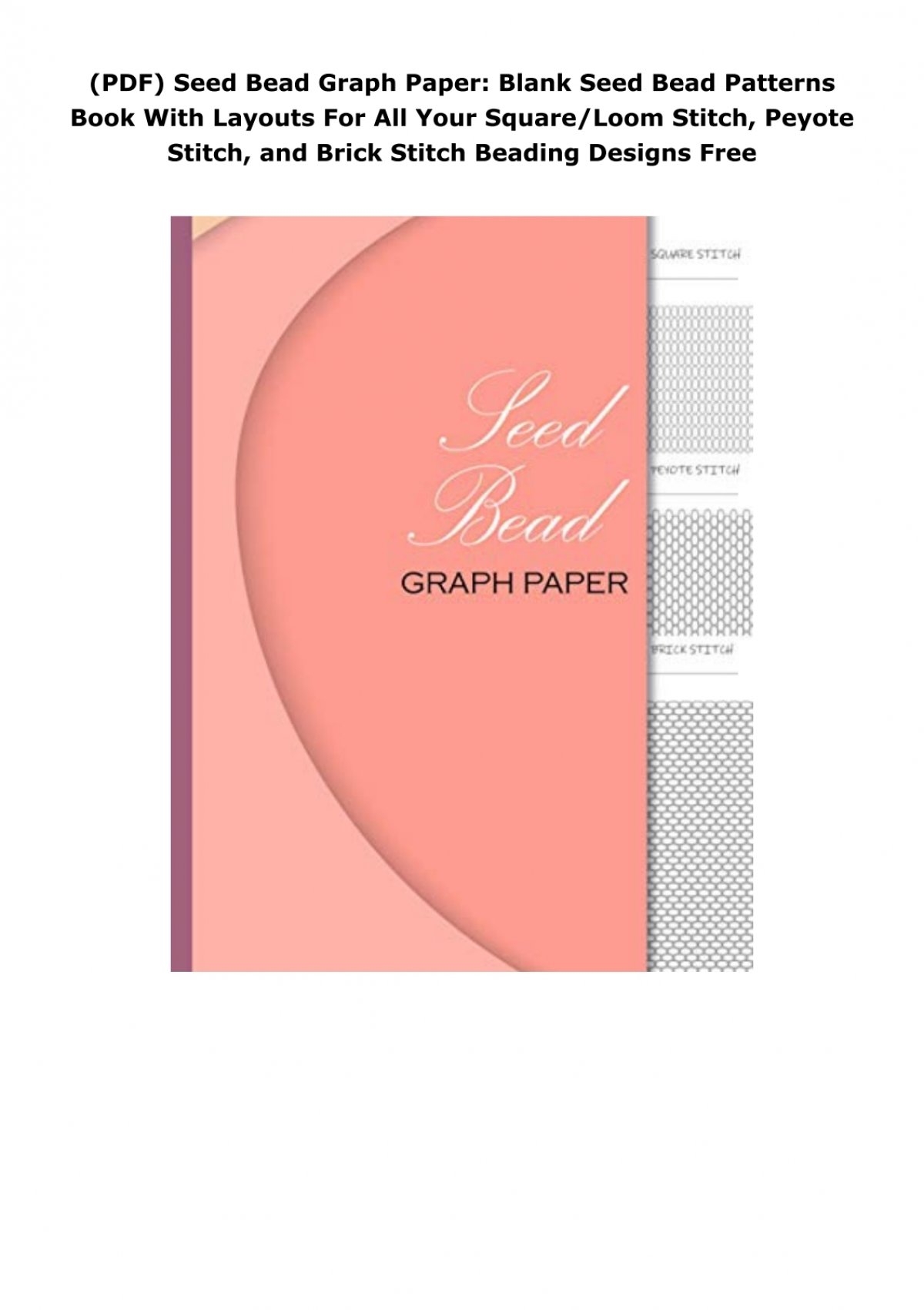 Plain Graph Paper For Beading Designs