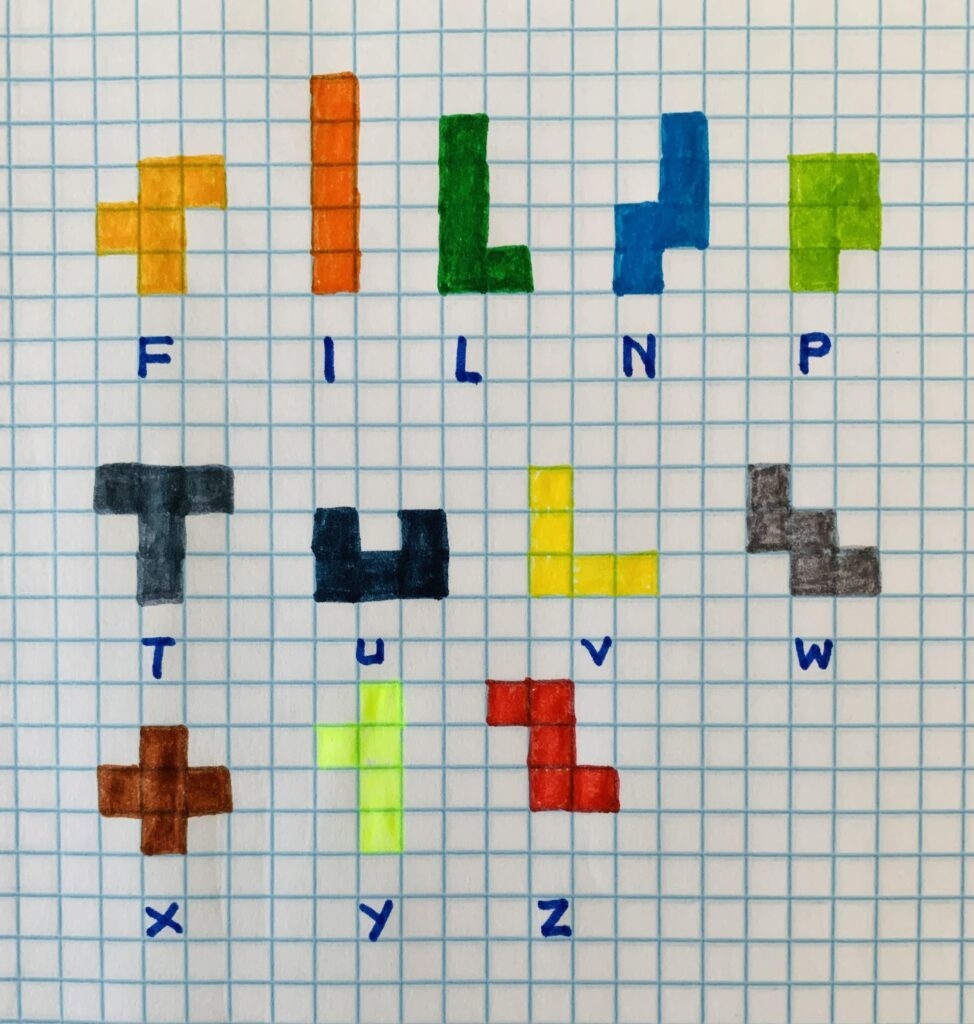 Puzzle Piece Art On Graph Paper Puzzle Piece Art On Graph Paper