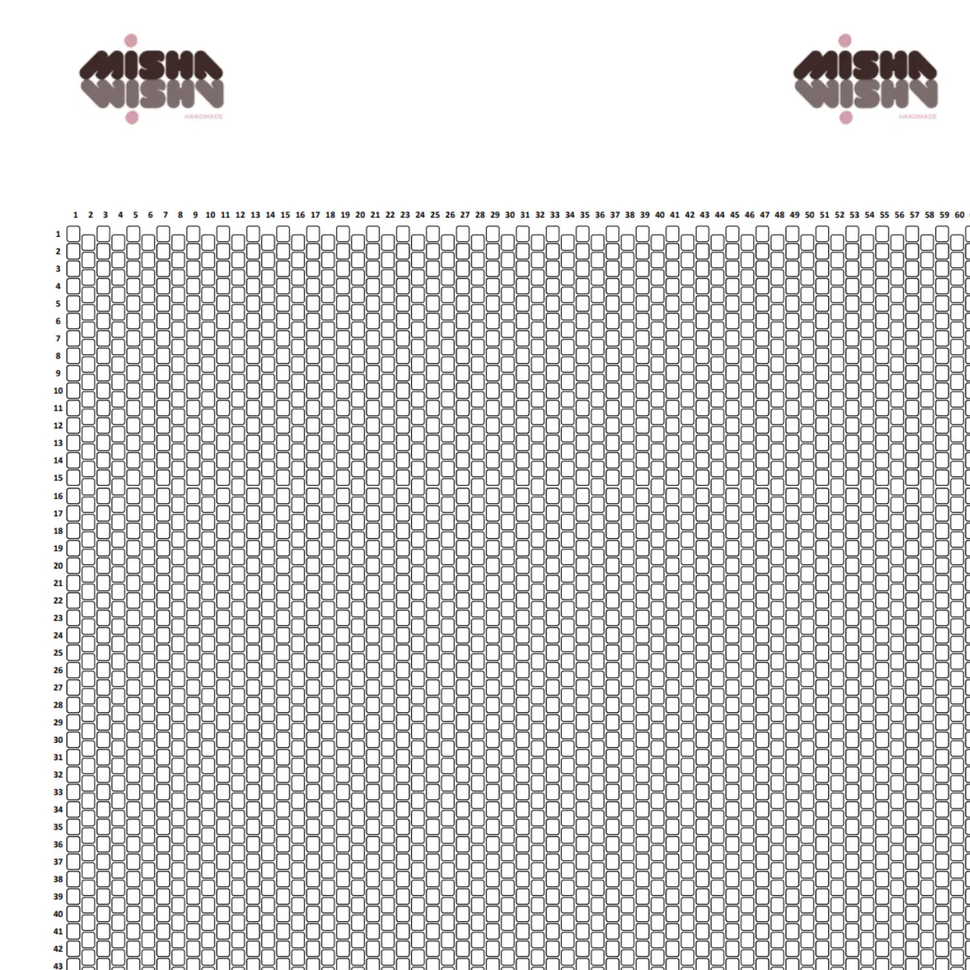 Beading Graph Paper To Print