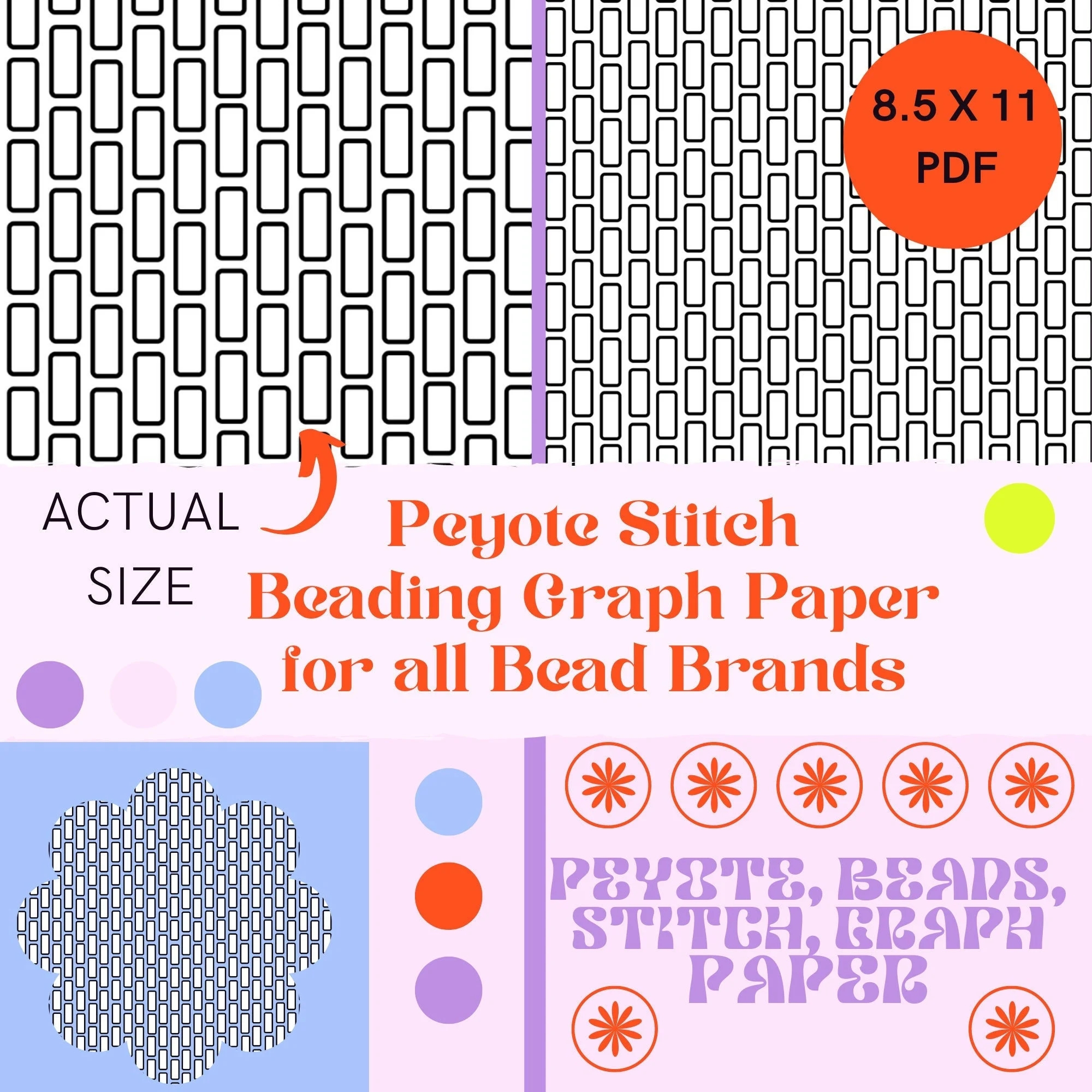 Peyote Graph Paper Etsy