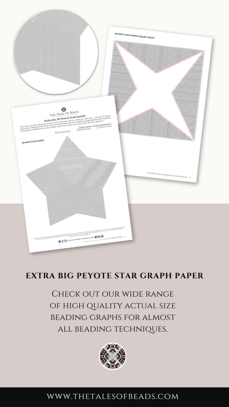 Peyote Graph Paper Miyuki Delica 11 0 Actual Size Beading Graphs