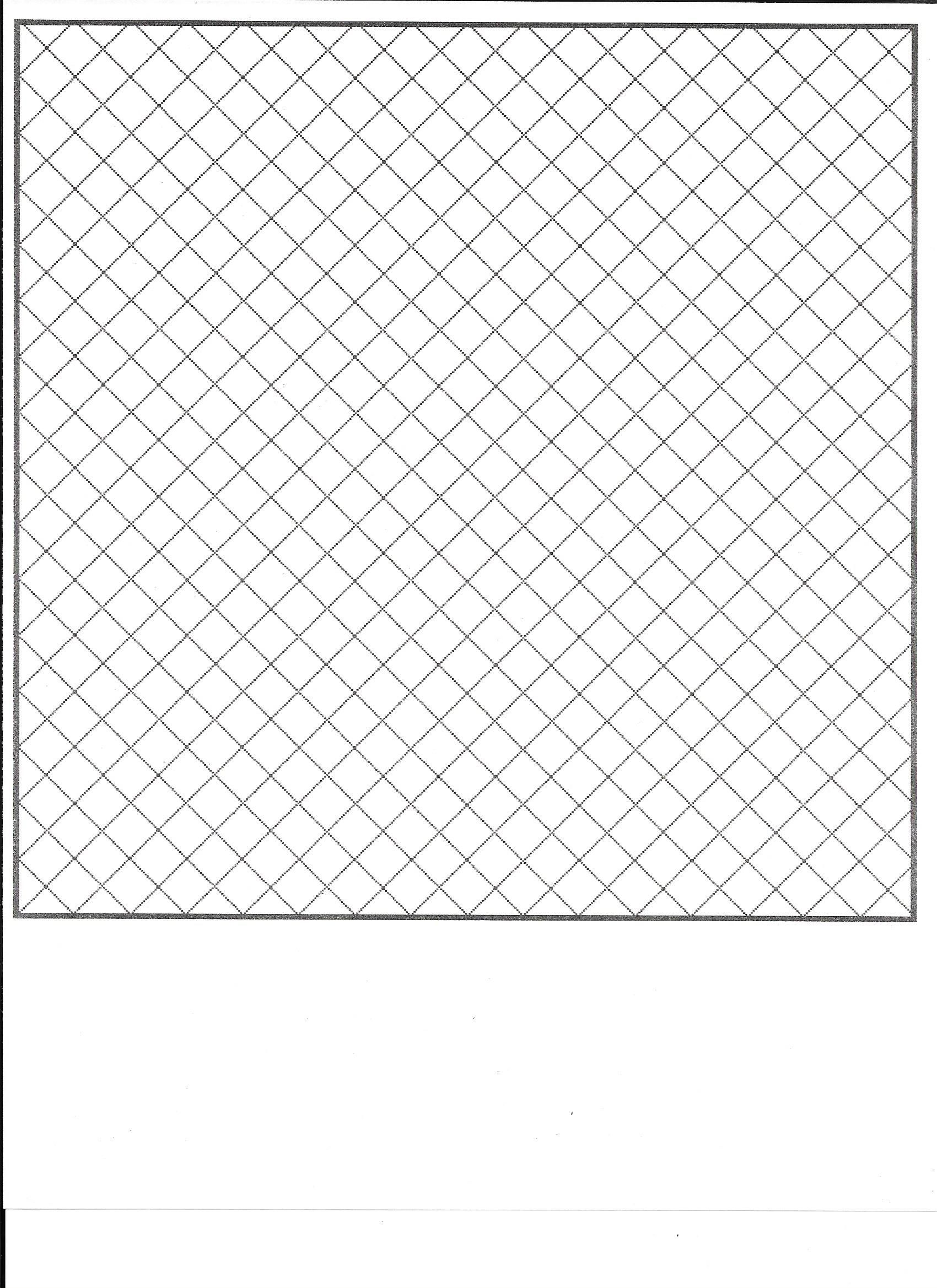 Diagonal Graph Paper Printable