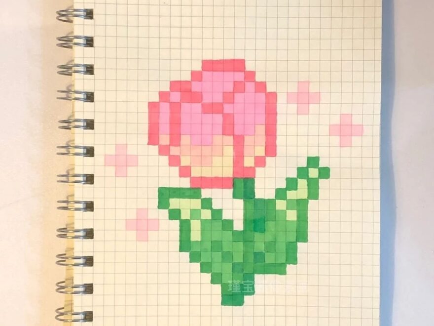 Pixel Art Image Tutorial De Dibujo Lindos Dibujos F ciles Dibujitos Sencillos