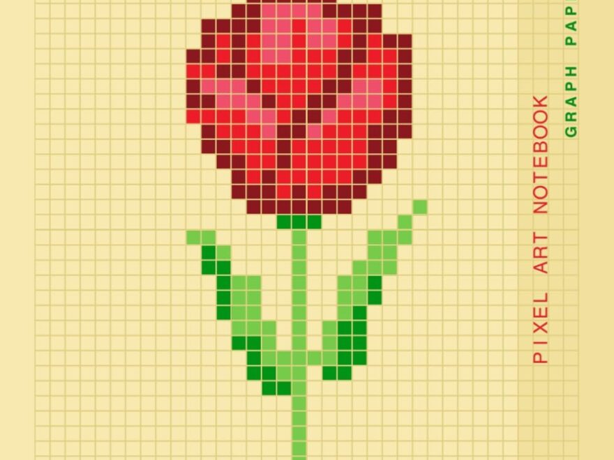 Pixel Art Notebook Nature Collection 8 5 X 11 120 Pages Graph Paper Soft Matte Cover Bookshelf Alice s Amazon Books